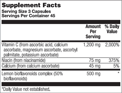 BioPotent C (Nutra Biogenesis) Supplement Facts