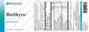 biothyro (nutra biogenesis) label