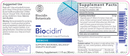 biocidin broad spectrum liquid formula biocidin botanicals label