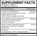 Biome Balance Within supplement facts