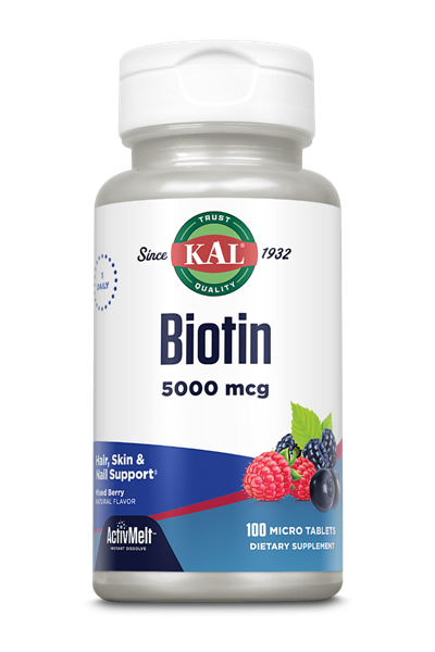 biotin 5000 mcg mixed berry KAL