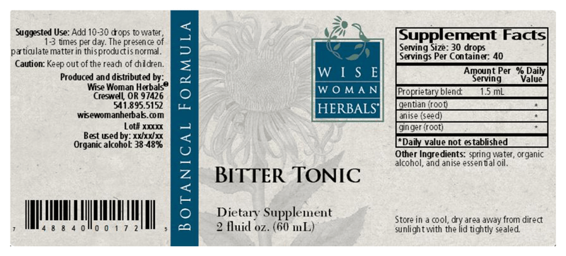 Bitter Tonic (Wise Woman Herbals)