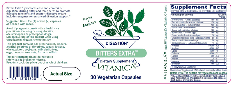 Bitters Extra 30ct Vitanica products
