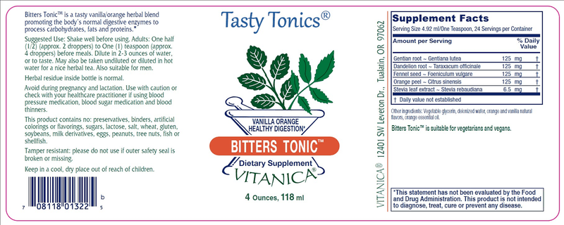Bitters Tonic Vitanica products