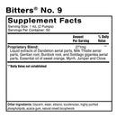 Bitters No. 9 Quicksilver Scientific supplement facts