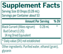 black currant bud genestra supplement facts