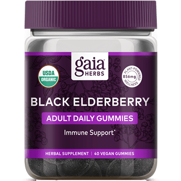Black Elderberry Adult Daily 40ct Gaia Herbs