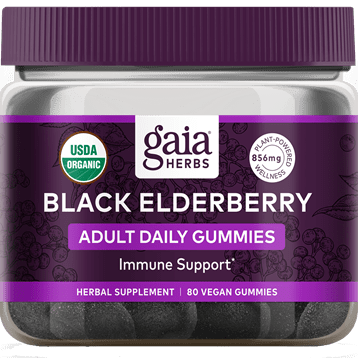 Black Elderberry Adult Daily 80ct Gaia Herbs