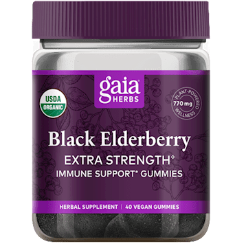 Black Elderberry Extra Strength 40ct Gaia Herbs