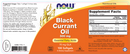 black currant oil (now foods) label