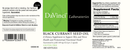 black currant seed oil davinci labs label