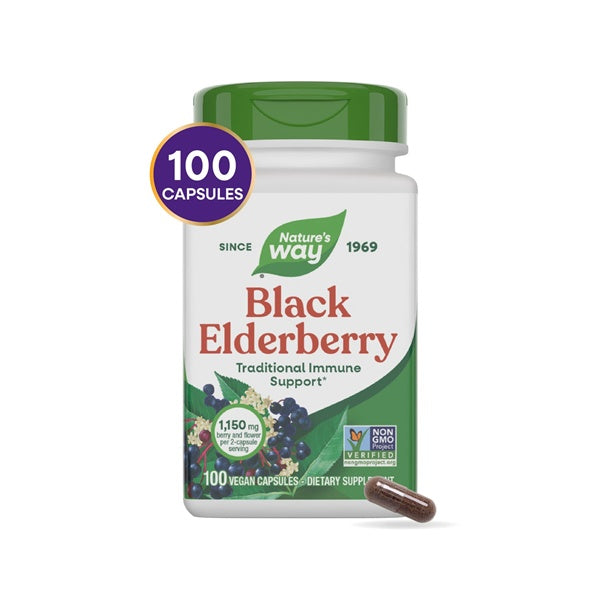 black elderberry capsules nature's way
