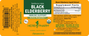 black elderberry herb pharm label