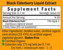 black elderberry herb pharm supplement facts