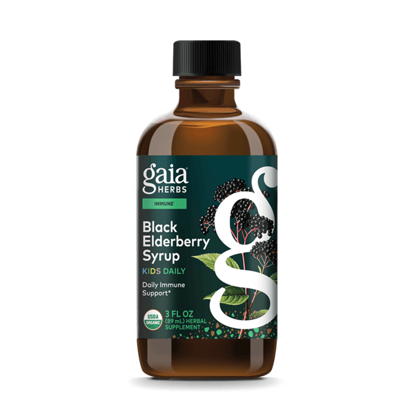kids black elderberry syrup gaia herbs