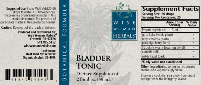 Bladder Tonic (Wise Woman Herbals)