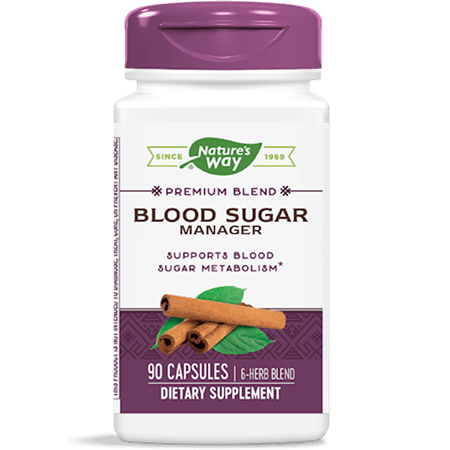Blood Sugar Manager 90 Veg Capsules (Nature's Way)