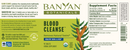 blood cleanse banyan botanicals label