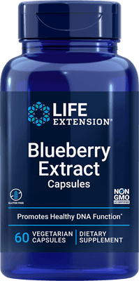 Blueberry Extract Capsules (Life Extension) Front