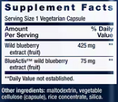 blueberry extract capsules (life extension) supplement facts