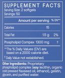 bodybio pc 100 softgels supplement facts