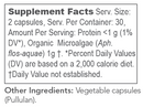 body capsules new earth supplement facts