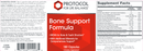bone support formula (protocol for life balance) label