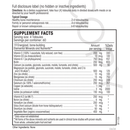 bone guard forte (perque) supplement facts