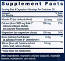 bone strength collagen formula (life extension) supplement facts