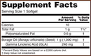 borage oil 1000 mg (now foods) supplement facts