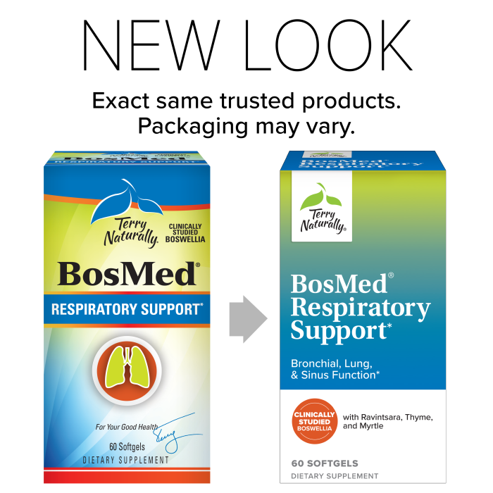 BosMed Respiratory Support Terry Naturally new look