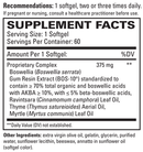 bosmed respiratory support (terry naturally) supplement facts