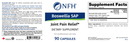 boswellia sap (nfh nutritional fundamentals) label