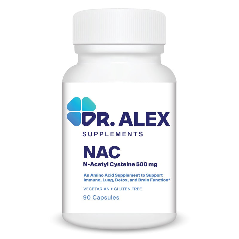 N-Acetyl Cysteine (NAC) 500mg (Doctor Alex Supplements) N-Acetyl Cysteine (NAC) 500mg (Doctor Alex Supplements)
