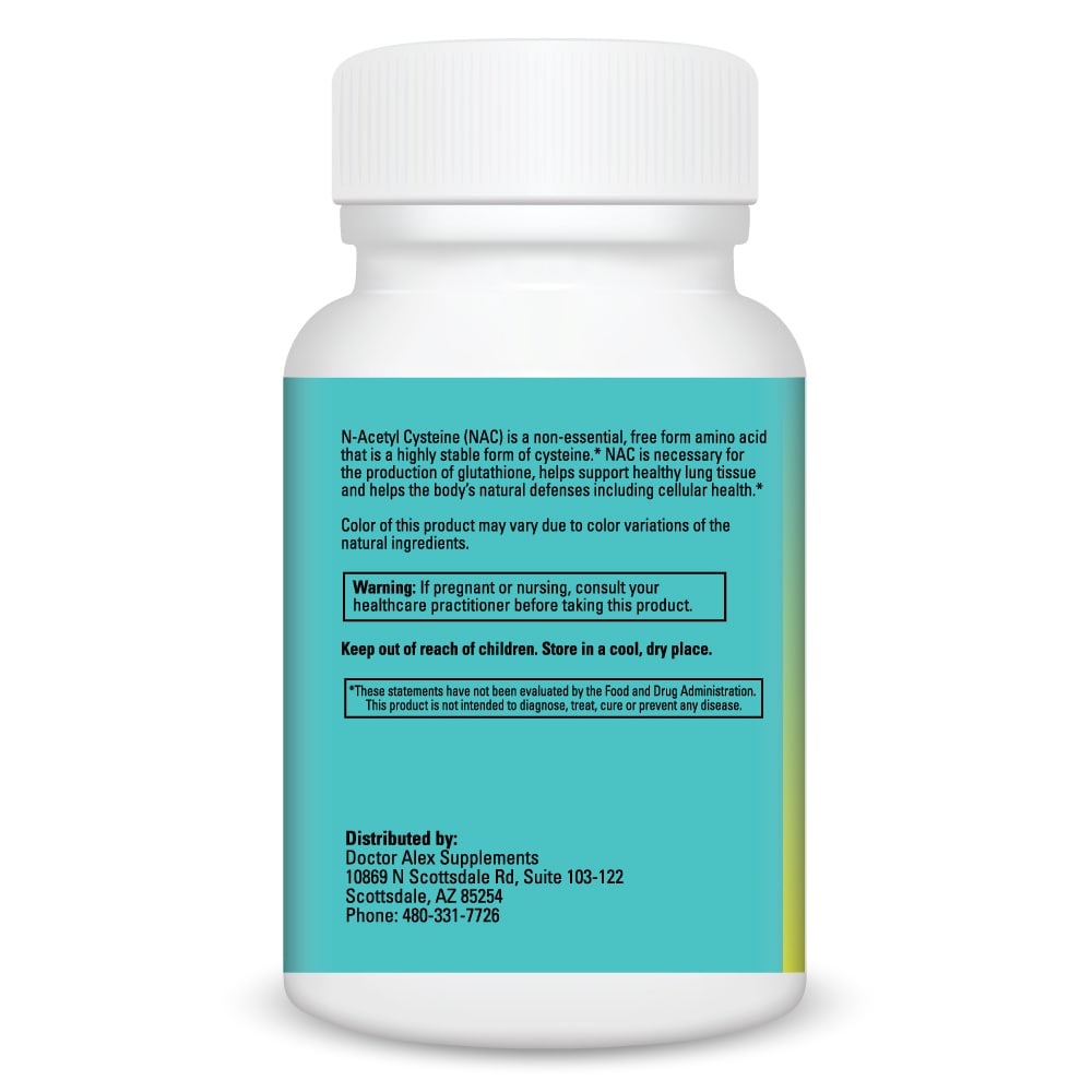now supplements glutathione 500 mg S-Acetyl Glutathione with NAC Supplement main image 1