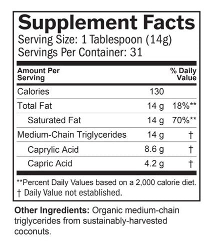 brain mct energy brainmd supplement facts