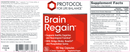 brain regain (protocol for life balance) label