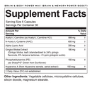 brain & body power max brainmd supplement facts