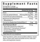 brain nutrients (seeking health) supplement facts