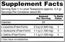 branched chain amino acid powder (now foods) supplement facts