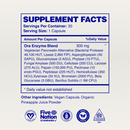 break it down digestive enzymes (ora organic) supplement facts
