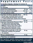 breast health formula (life extension) supplement facts