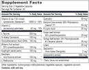 brilliant vision with Seanol-P progressive labs supplement facts