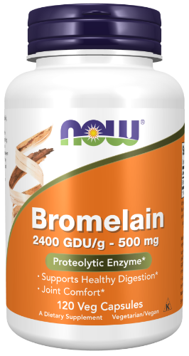 bromelain 2400 gdu/g 500 mg (now foods)