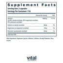 buffered c vital nutrients supplement facts
