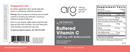 buffered vitamin c (metabolic maintenance) label