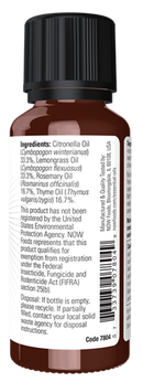 bug ban essential oil blend (now foods)