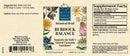 burdock balance (wise woman herbals) label