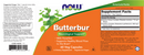 butterbur (now foods) label