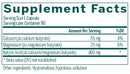 butyrate complex genestra supplement facts